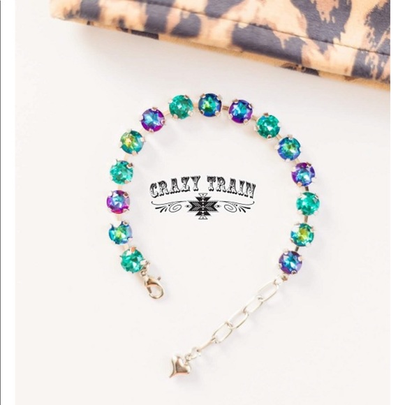 Crazy Train Jewelry - Crazy Train NEW Turquoise Bling Blang Bracelet